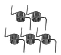 Refrigerator Door 5pcs Universal Spring Hinge Replacement 1.3-10-40 | Metal Coil Torsion Spring, Self-closing High-torque Resilience, for Freezer Door and Kitchen Maintenance