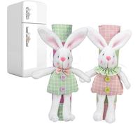 Refrigerator Door Handle Covers 2 Pieces Easter Bunny Design