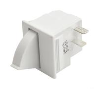 Refrigerator Door Light Switch 2 or 3 Pin AC 5A 250V Plastic Normally Closed or Open Control Switch for Commercial and Household Refrigerators (2Normally open)