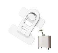 Refrigerator Door Lock - Childproof Small Latch for Fridge and Cabinets, Baby Safety Lock for Ovens, Effective Baby Proofing and Child Safety Lock for Kitchen and Home Use