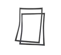 Refrigerator Door Seal Strip ，Compatible For Haier ，BCD-186KB Magnet PVC Rubber Gasket Refrigerator Door Parts 50×72cm 50×65cm(1set seal strip)