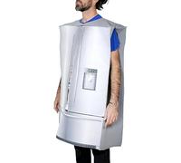 Refrigerator - Double Door Creative Funny Performance Prop For Adults, Stage Role Play Apparel, Attention-Grabbing Refrigerator Box Suit | Novelty Outfit For Women Men Theme Party Carn