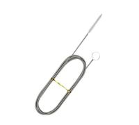 Refrigerator Drain Dredge Cleaning Set Long Flexible Refrigerator Scrub Brush Water Dredging Tool Water Tube Cleaning Coil Brush(1M,10pcs)