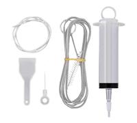 Refrigerator Drain Hole Clog Remover - Fridge Defrost Drain Cleaning Tool for Water Blockage Fix | Stainless Steel Flexible Wire Brush Tube Pipe Unblocker Kitchen Appliance Tool Spiral brush tip