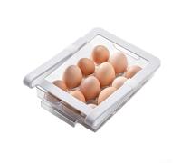 Refrigerator Drawer Organizers to Create Additional Storage Space, Clear and For Food Safe Plastic Organizers for Kitchen Fridges (5)