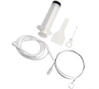 Refrigerator Dredge Tool Kit with Brush Refrigerator Dredge Tool | Flexible pipe reaches deep clogs, removes blockages fast, includes for hot water flush, stops leaks effectively