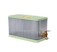 Refrigerator Drink Dispenser - Chilled Beverage Holder, Tap Serving, Leak Resistant Build, Clear Liquid Viewing | Fridge Drink Storage Juice Soda Water Gathering Hosting Refreshment Daily Use