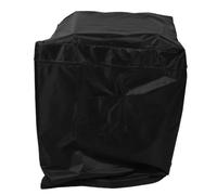 Refrigerator Dust Cover for Fridges and Freezers, Full Wrap Protection | 420d Oxford Cloth, Elastic Closures, Bottom Tie Straps, Smooth Surface, Black Colour, Kitchen or Seasonal Storage