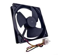 Refrigerator Evaporator Fan Motor DC 12V 0.136A Replacement, for Radiator Cooling System Easy Installation Stable Operation PVC Construction Compatible with Various Models