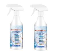 Refrigerator freezer defrost spray, disinfectant and cleaning agent, efficient and fast ice removal, powerful refrigerator and freezer defrost agent