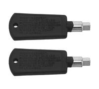 Refrigerator Freezer Door Lock Key 2pcs Metal with Plastic Handle