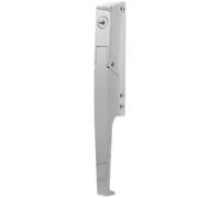 Refrigerator Freezer Door Lock Zinc Alloy Silver Latch, with Key | Commercial Cold Storage Use, Double Door Cabinet Fit, Enhanced Security, Food Processing and Settings