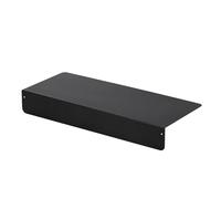 Refrigerator Gap Cover No Punching Side Widening Baffle for Kitchen Bathroom Laundry Room - Black Countertop Gap Rack (40x20cm)