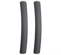 Refrigerator handle cover for sliding kitchen appliance doors designed to minimize scratches and dirt accumulation using a washable slip on design (S-Black)