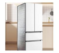 Refrigerator heat insulation cover-Magnetic Refrigerator Insulation Mat Heat Blocking Thermal Shield,（Hot Air Balloon - Gray Border,90x100cm/35x39in）