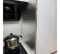 Refrigerator Heat Shield Board, Fridge Hot Shield Panel, Heat-Resistant Board for Refrigerator Side, Magnetic/Snap Fastener/Self-Adhesive Installation Method(Self-Adhesive,L W 60cm x 20cm)