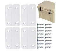 Refrigerator Hinges,Refrigerator Hinges Replacement, Cooler Hinge Replacement Accessories, Heavy Duty Insulated Portable Refrigerator Screws and Hinges Set