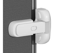 Refrigerator Lock - Child Lock For Refrigerator, Freezer Door Latches Freezer Latch With Adhesive | Auto Lock Fridge Locks