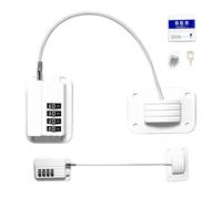 Refrigerator Lock,Child Safety Cabinet Refrigerator Locks - Adhesive Latch with Code Heavy Duty for Home Cabinets Oven Desk Window Kitchen Furniture Baby Toddler Pet