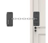 Refrigerator Lock for Kids - Child Proof Adhesive Door Lock, Strong Safety Latch | Secure Locking Device Without Keys for Cabinets Drawers Fridge Closets, Baby Proofing Solution Home
