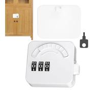 Refrigerator Lock for Kids - Freezer Child Lock with Password | Childproof Cabinet Locks Appliance Door Latch with Sticky Adhesive Pads for Toddler Children's Safety