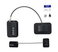 Refrigerator Lock, Heavy Duty Child Safety Latch with Adhesive Backing, 2.68x1.81x0.39 Inches Multi Use Locking System for Cabinets, Drawers, Ovens, Sliding Doors, Furniture, Window