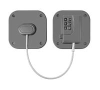 Refrigerator Lock - Heavy Duty Fridge & Freezer Safety Latch for Babies & Toddlers, Easy Install Kitchen Cabinet Lock (Grey- 1pack)