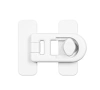 Refrigerator Lock, No Drill Child Safety Lock For Oven, Microwave And Cabin | ABS Rotating Safety Latch Helps Restrict Access To Kitchen Appliances Without Drilling Or Tools