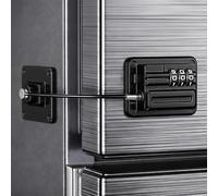 Refrigerator Locks with Combination, Child Safety Fridge Lock for Cabinets, Freezer, Desk Drawers, Wardrobes, Closets, Windows, Baby Proofing Door Lock with Code for Kids