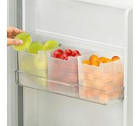 Refrigerator Organiser Box for Storage - Fridge Side Door Storage Containers - Home Organizer for Cabinets, Pantries and Drawers,Kitchen, Fruit Box, set of 3