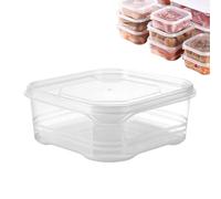 Refrigerator Organizer, Airtight Box with Lid, Storage Containers for Refrigerator - For Fruits Vegetables Meat Preparation Meals Freezer Kitchen Pantry Organization