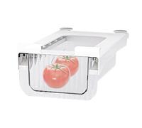 Refrigerator Organizer Bins - Under Shelf Fridge Drawer | Stackable Storage Container With A Pull-Out Under Shelf Drawer ,Space-Saving Fridge Organizer For Kitchen, Studio, Refrigerator And Home