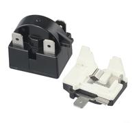Refrigerator PTC Relay Replacement with Overload Protector, 2 Pins for Reliable Mini Fridge Operation (1pin-12ohm+1/2HP)