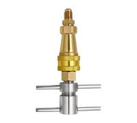 Refrigerator Quick Connect Tool - Coolant Adapter In, 1/4" Fill Connection, Repair, Clean and Unclog Pipes | Replacement for Maintenance Freezer Acces