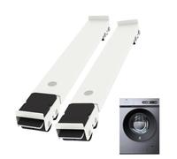 Refrigerator Roller - Appliance Sliders, Adjustable Moving Wheels | Iron Stable Base Washer Mover, Sturdy Adjustable Appliance With Rubber Pulley For Fridge, Refrigerator, Washing Machine, Wa