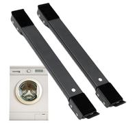 Refrigerator Rollers, 2PCS Refrigerator Moving Sliders - Moving Wheels for Refrigerator and Washing Machine, Retractable Brake Holder for Tumble Dryer, Medium