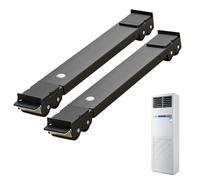 Refrigerator Rollers - Stable Iron Base Washing Machine, Heavy Duty Appliance Rollers Washer Rollers | Adjustable Device Sliders for Refrigerator, Washer, Lava Machine