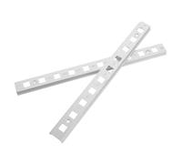 Refrigerator Shelf Support Bracket Rail Stainless Steel 2pcs 10.3 Inch | Commercial Freezer Cabinet Use, Universal Fit for Supermarket Refrigerators, Silver Finish, Stable Support