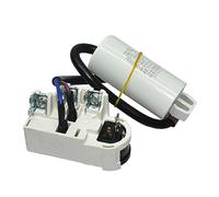 Refrigerator Starter/ 400-450V 2.5/3/ 4/ 5UF Capacitor For Compressor Replace Overload Overheat Protector Relay(2.5UF Capacitor Set)