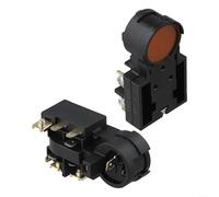 Refrigerator Starter Relay, 1-2 Pieces QP3-12A Compressor Overload Protection, Efficient Performance Installation, Plastic Metal Construction for Appliance Repair(2PCS)