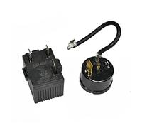 Refrigerator Starter, TY-QZ-003 Refrigerator Compressor PTC Starter Butterfly Or Round Overload Protector 1 PC(Round Set)