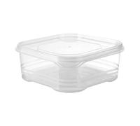 Refrigerator Storage Box - Clear Airtight Stackable Food Container, Clear Food Storage Containers, Fridge Organizer | For Fruit, Vegetables, Meat, Produce, Meal Prep, Freezer, Kitchen, Pantry