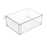 Refrigerator Storage Box - Stackable Clear Storage Bins, Transparent Pantry Organizer Bins, Food Storage Bins for Kitchen, Fri