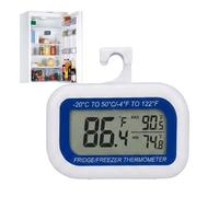 Refrigerator Temperature Gauge - Magnetic Large Lcd Display, 2.99x1.81in Accurate Fridge Thermometer, Freeze Room Temperature Monitoring Tool, Cold Storage Indicator, Home Restaurant