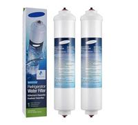 Refrigerator Water Filter,Compatible For Samsung, DA29-10105J WSF-100 Aqua-Pure Plus ,Compatible For LG, 5231JA2010B GE GXRTQR,Parts Replacement(2pcs)