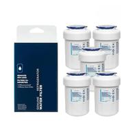 Refrigerator Water Filter Replacement ，Compatible For GE， MWFP MWFA MWFAP MWFINT GWF06 GWFA HWF HWFA FMG-1 FMG DSS25KGREBB GCU23LGYDFSS(5pcs)
