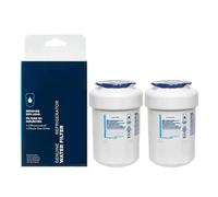 Refrigerator Water Filter Replacement ，Compatible For GE， MWFP MWFA MWFAP MWFINT GWF06 GWFA HWF HWFA FMG-1 FMG DSS25KGREBB GCU23LGYDFSS, Refrigerator Accessories(2pcs)
