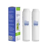 Refrigerator Water Filter Replacement MSWF Replacement ，Compatible For GE WR02X12345 WR02X12801 RWF1062 MSWFD WR02X12801 101821-B 238C2334P003 AP3997949 Refrigerator filtered water(2pcs)