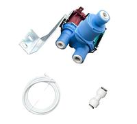 Refrigerator Water Inlet Valve, Solenoid Valve Assembly Replacement Compatible with Whirlpool, Kenmore, KitchenAid Refrigerators(W10179146)