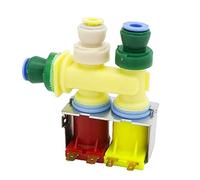 Refrigerator Water Inlet Valve, Solenoid Valve Assembly Replacement Compatible with Whirlpool, Kenmore, KitchenAid Refrigerators(W10341320)